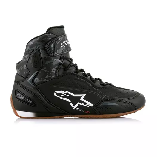 Alpinestars Faster 3 мотоботы Black Grey Gum Серый