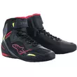 Alpinestars Faster 3 Rideknit мотоботы Silver Red Yellow Черный (размер: 10,5)