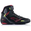 Alpinestars Faster 3 Rideknit мотоботы Silver Red Yellow Черный