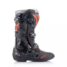 Alpinestars Tech 10 мотоботинки Black Red Fluo Черный