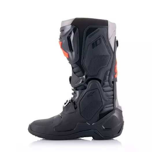 Alpinestars Tech 10 мотоботинки Black Red Fluo Черный