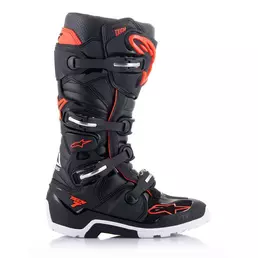Alpinestars Tech 7 Enduro мотоботинки Black Red Fluo Красный