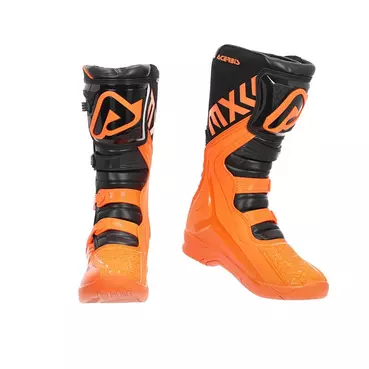 Acerbis X-team мотоботинки Orange Black Оранжевый