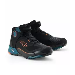 Alpinestars Cr X Drystar мотоботы Petrol Orange Черный