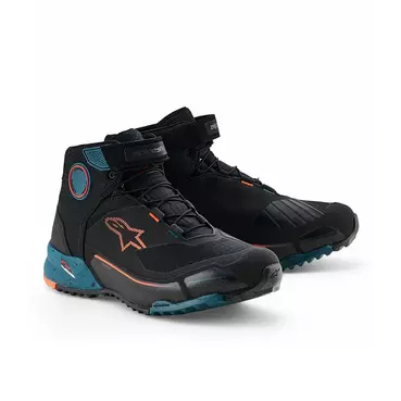 Alpinestars Cr X Drystar мотоботы Petrol Orange Черный