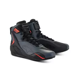 Alpinestars Faster 4 мотоботы Black Grey Red Серый