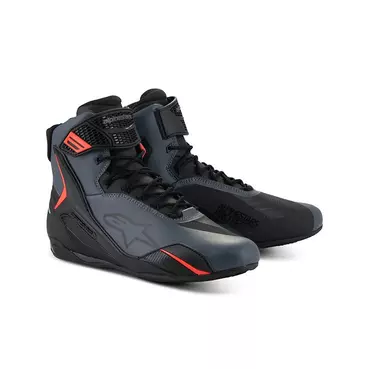 Alpinestars Faster 4 мотоботы Black Grey Red Серый
