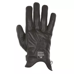 Helstons Condor Mi Saison Leather мотоперчатки Black Черный