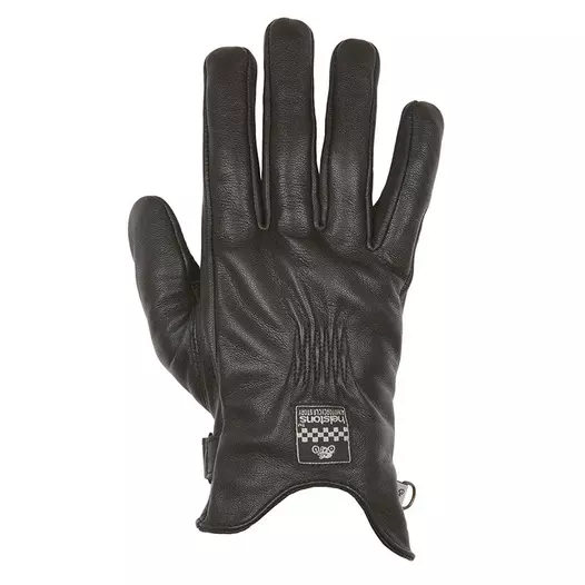 Helstons Condor Mi Saison Leather мотоперчатки Black Черный (размер: 8)