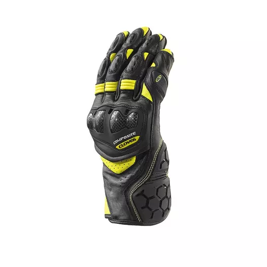 Clover Rsc-4 мотоперчатки Black Yellow Желтый