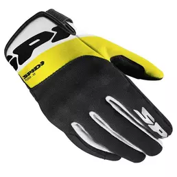 Spidi Flash-kp мотоперчатки Black Fluo Yellow Желтый