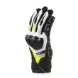Clover Raptor 3 мотоперчатки Black White Yellow Желтый