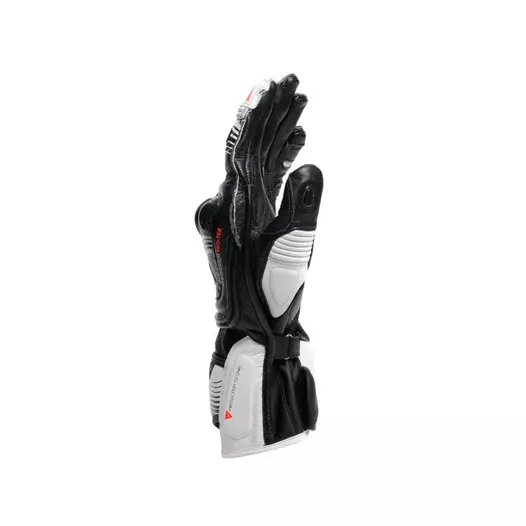 Dainese Fiero Metal мотоперчатки Black White Белый