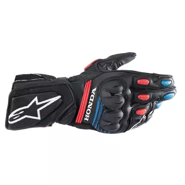Alpinestars Honda Sp-8 V3 мотоперчатки Black Red Blue Черный