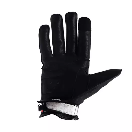 Helstons Ziper Ete Leather мотоперчатки White Red Красный