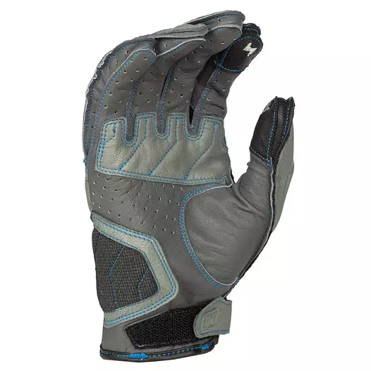 Klim Induction мотоперчатки Cool Grey Electric Blue Синий