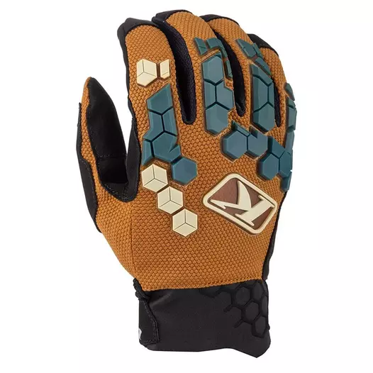 Klim Dakar мотоперчатки Brown Petrol Коричневый (размер: s)