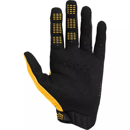 Fox 360 Supr Trik мотоперчатки Black Yellow Желтый