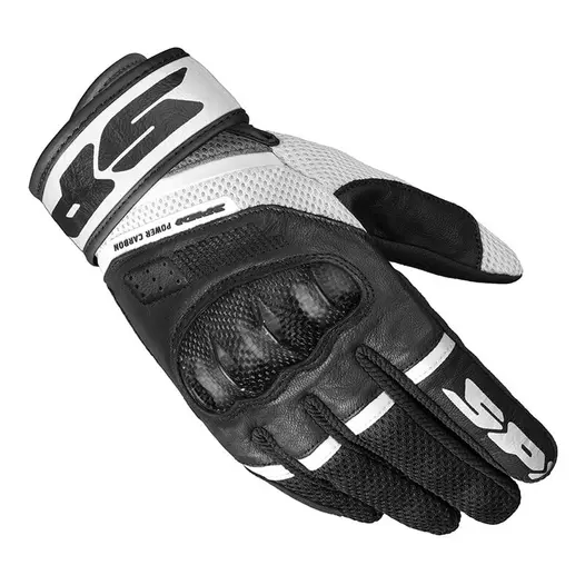 Spidi Power Carbon Lady мотоперчатки Black White Черный (размер: xs)