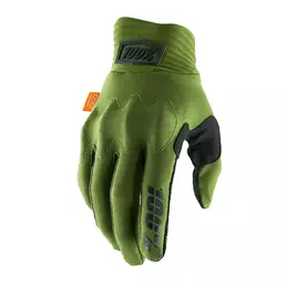 100% Cognito мотоперчатки Green Black Зеленый