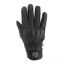 Helstons Justin Hiver Leather мотоперчатки Black Черный