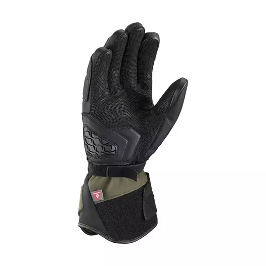 Ixon Ms Drakkar мотоперчатки Black Khaki Зеленый