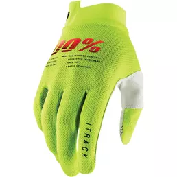 100% Itrack Mx Glove Fluo Yellow Желтый