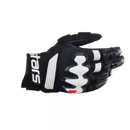 Alpinestars Halo Leather мотоперчатки Black White Белый (размер: 2xl)