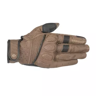 Alpinestars Crazy Eight Leather мотоперчатки Brown Black Коричневый
