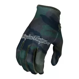 Troy Lee Designs Air Brushed мотоперчатки Green Camo Зеленый