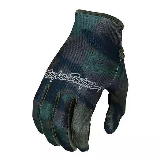 Troy Lee Designs Air Brushed мотоперчатки Green Camo Зеленый (размер: m)