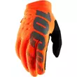 100% Brisker Mx мотоперчатки Fluo Orange Оранжевый (размер: s)