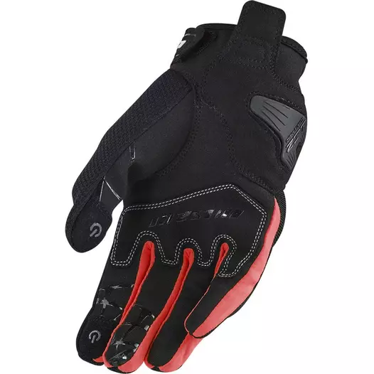 Ls2 Dart 2 мотоперчатки Black Red Красный