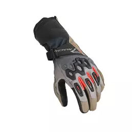 Macna Tanamax мотоперчатки Taupe Black Red Коричневый