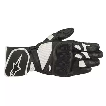 Alpinestars Sp-1 V2 Leather мотоперчатки White Black Белый