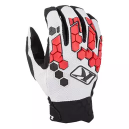 Klim Dakar мотоперчатки White Black Белый