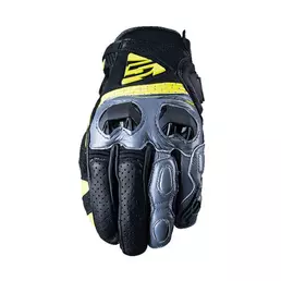 Five Sf2 мотоперчатки Grey Yellow Fluo Черный