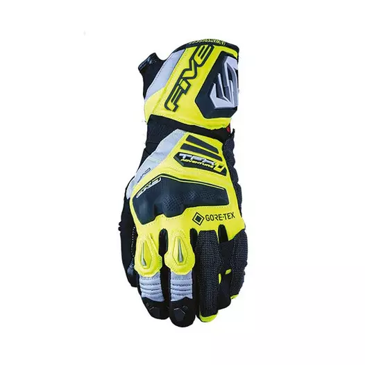 Five Tfx1 Gtx мотоперчатки Grey Fluo Yellow Желтый (размер: s)