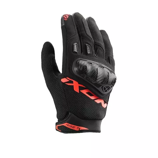 Ixon Rise Tx мотоперчатки Black Red Красный (размер: s)