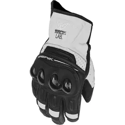 Berik Tx-2 Leather мотоперчатки Black White Белый