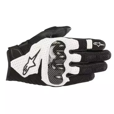 Alpinestars Smx-1 Air V2 мотоперчатки Black White Белый