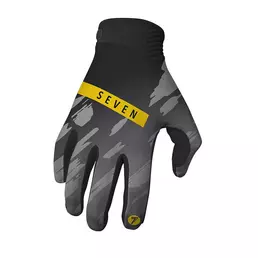 Seven Mx Zero 25.1 Clash мотоперчатки Black Yellow Черный (размер: s)