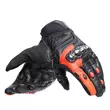 Dainese Carbon 4 Short мотоперчатки Black Red Fluo Красный
