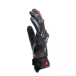 Dainese Carbon 4 Short мотоперчатки Black Red Fluo Красный