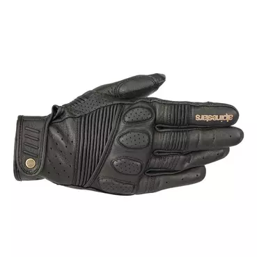 Alpinestars Crazy Eight Leather мотоперчатки Black Черный