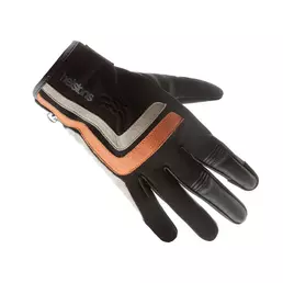Helstons Jeff Ete мотоперчатки Black Orange Beige Оранжевый (размер: 10)