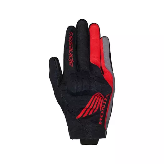 Alpinestars Honda Reef V2 мотоперчатки Black Red Красный (размер: s)