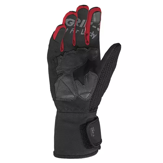 Spidi Grip 3 Lady мотоперчатки Black Red Красный