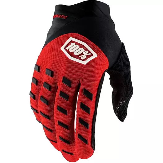 100% Airmatic Youth мотоперчатки Red Black Красный (размер: s)