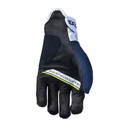 Five E3 мотоперчатки Yellow Fluo Blue Желтый